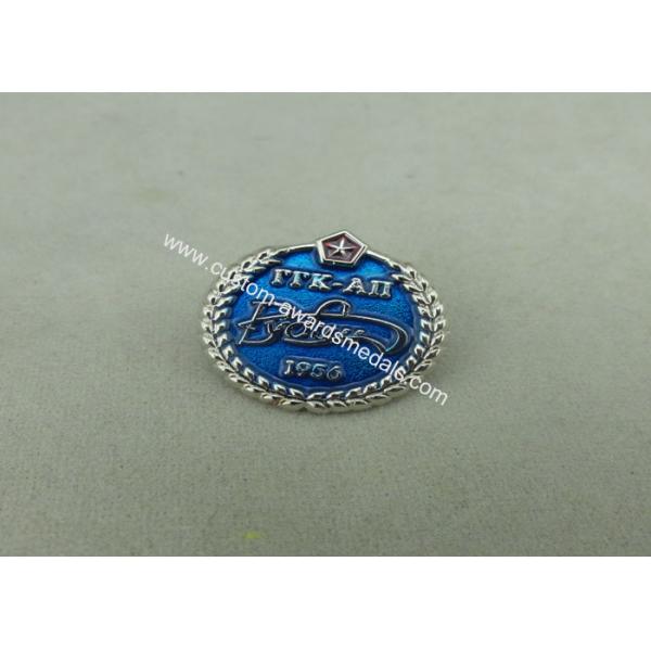 Zinc Alloy Transparent Soft Enamel Pin , Die Casting 3D Glitter Military Honor Pin