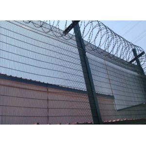 Metal Clips 70*70mm Anti Theft Fence Welded Mesh Security Fencing