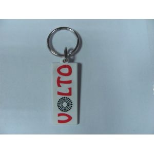 Unbreakable PVC Key Chain Pantone Silicone 2D Soft PMS Flexible