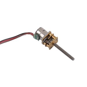 Geared Stepper Motor With Lead Screw