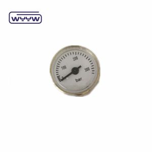 China OEM China price of 28mm diameter 1/8bspp bourdon tube manometer PCP paintball brass pressure gauge 315 bar on sale