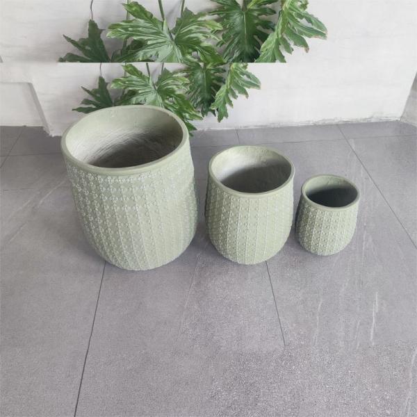 Frost Resistant Fiber Cement Pot For Warmer Camping Burners And Charcoal