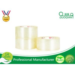 Custom Printed Crystal Clear Tape , Self Adhesive Transparent Waterproof Tape