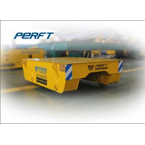 Flat Cargo Material Transfer Cart Equipment On Rail Industrial Handling