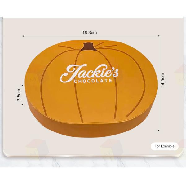 Handmade Food Paper Gift Box Pumpkin Shape Paper Candy Chocolate Box
