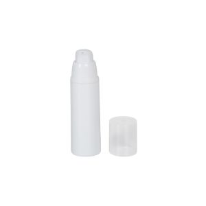 Bulk Round 15ml 30ml 50ml White Airless Pump Bottles