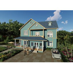 Recyclable Architecture Light Steel Structure House Prefab Villa Modular Home