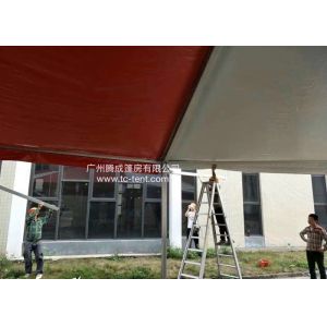 Circus Romantic Aluminium Alloy Octagonal Red PVC Cloth Tents For Parties With