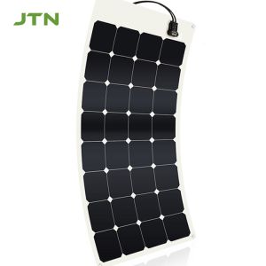 Frameless Bifacial Portable Flexible Solar Panels Cell 200W 36V