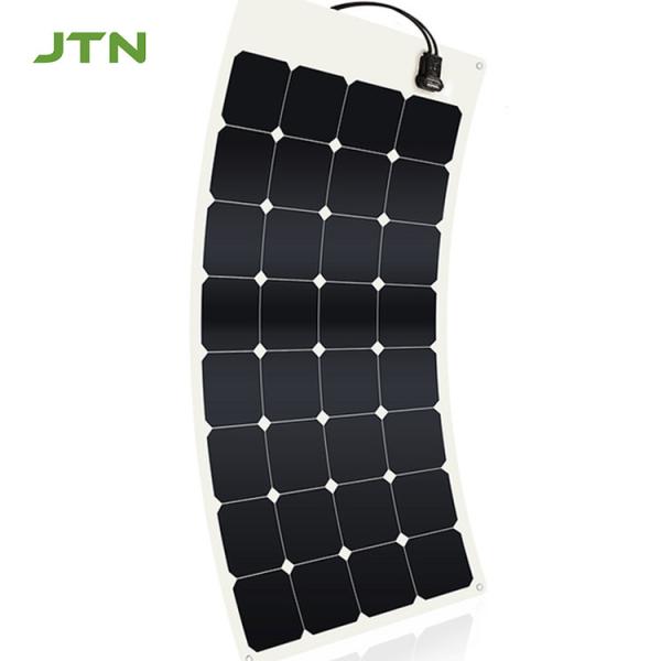 Frameless Bifacial Portable Flexible Solar Panels Cell 200W 36V