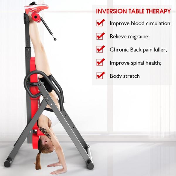 Adjustable Protective Belt Inversion Table For Back Pain Relief Updated