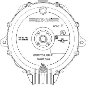 Engine Heated Two Stage Model E PE IMPCO Regulator