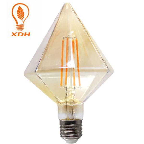 D95 E27 filament bulb amber Diamond edison LED Filament Bulbs 220-240V 8W led
