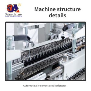 Semi Automatic Folder Gluer Machine with Computerized Pasting and Folding