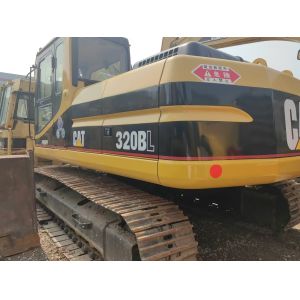 20 Ton Used Caterpillar 320B Original Paint Digger Econdhand Cat Excavator