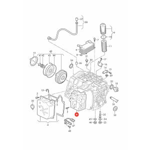 0BH325025P Mechanical And Electronic Unit And Software Transmission Control Unit