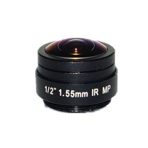 Wholesale 1/2&quot; 1.55mm Megapixel CS Mount 185degrees super wide angle IR Fisheye Lens from china suppliers