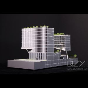 1:150 Scale 3D Print Architectural Model with Conceptual Minimalism Style and