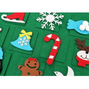 Diy Hanging 3mm Felt Christmas Tree Decorations With Led String Lights