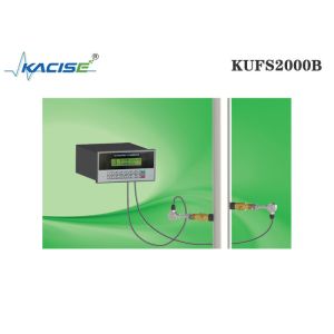 KUFS2000B Panel Mount Insertion Ultrasonic Flow Meter Installed In Instrument