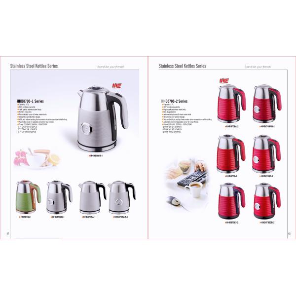 Stainless Steel Electric Water Kettle with App-Controlled Keep Warm Function