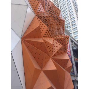 China Bespoke 3D Aluminum Wall Panel For Modern Building Exterior Decoration on sale