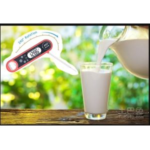 Auto Rotation Kitchen Instant Read Thermometer With Stainless Steel Probe