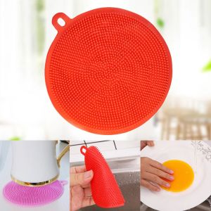 China Heat Isolated Silicone Brush Mat Multifunctional For Kitchen Pot on sale