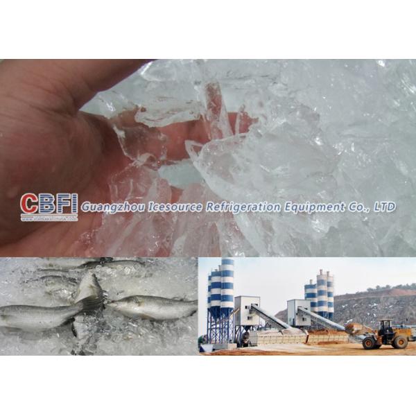 Quality Vegetable / Fruit Processing Plate Ice Machine Low Electricity Power Consumption for sale