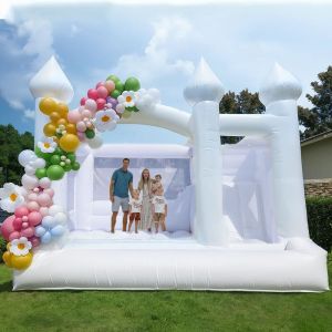 Unisex 2024 Hot Style Commercial White Inflatable Bounce House 10x10 with Repair