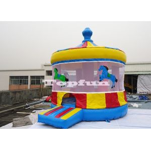 Wholesale Commercial Inflatable Carousel Jumping Castle / Circus House , Resell from china suppliers