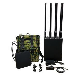 1.5KM~2KM Range Drone Jammer UAV Signal GPS Defense Anti Drone Backpack Jammer