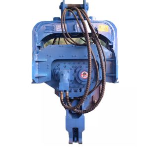 Construction Attachment Excavator Vibro Hammer With 2.5M Vice Arm