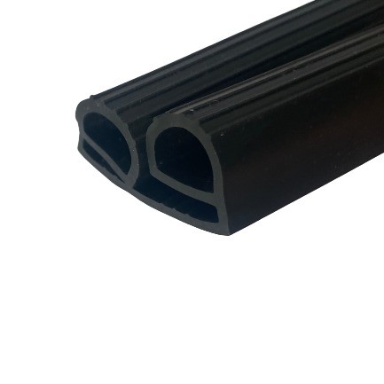 Yellow High Temperature Flexible Silicone Rubber Seal Strip for E / B Type Oven