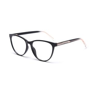BSCI Round Optical Eyeglasses TR90 Frames Glasses Plain Lens