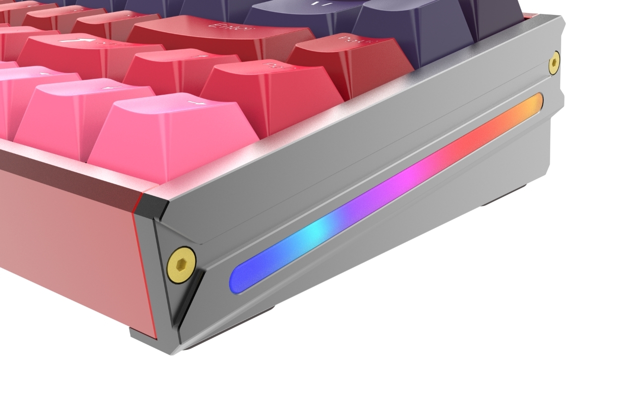 Magnetic Axis Mechanical Keyboard with Long-Lasting Magnetic Axis Switch, OEM Keycap Profile, and Double-Shot Keycap Printing