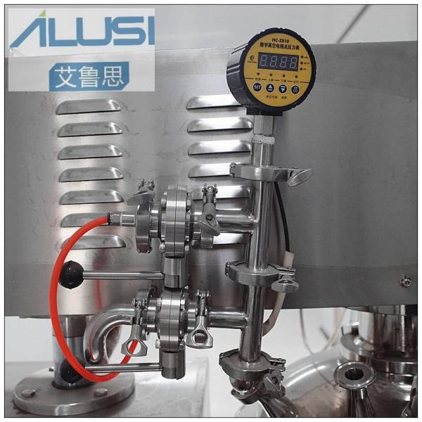 SUS 304/316L Hydraulic Lifting Vacuum Lotion Mixing Equipment Body Cream Making Machine Homogenizer Blending Tank