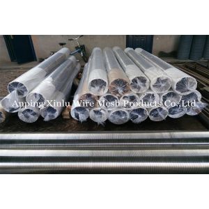 China 95 Bar Continuous Slot Sand Control Screens Vee Wire For Water Well on sale