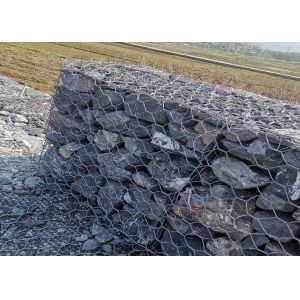 Stone Gabion Box Hexagonal Hole For Reinforce River Banks