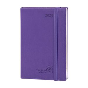 Purple 80gsm Custom Academic Planner 2023 Weekly Planner 12 Month