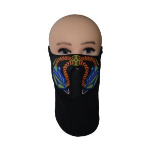 Wholesale New Hot Sale Popular Sound reactive LED mask light up cool masquerade