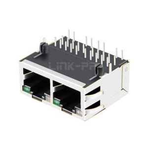 LPJG27395A53NL 10/100/1000 Base-T Without Leds 1x2 Port RJ45 Modular Jack