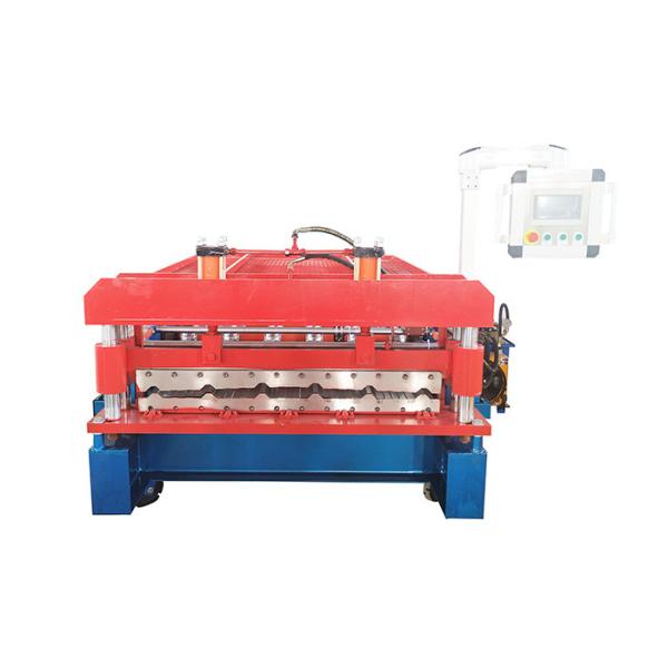 Customizable Roof Sheet Roll Forming Machine With Chrome Plated Rollers And 20mm