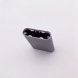 Grey Anodized Micro CNC Machining Parts Aluminum Extrusion Enclosures With