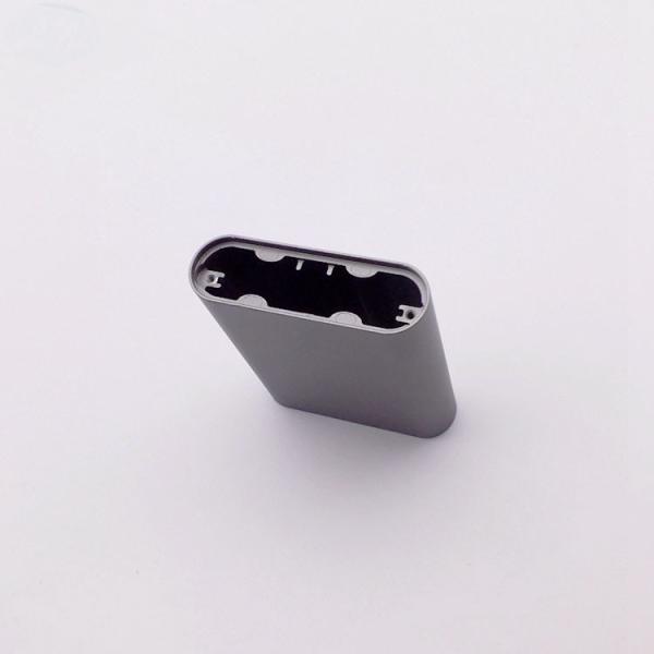 Grey Anodized Micro CNC Machining Parts Aluminum Extrusion Enclosures With