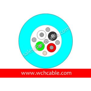 300V UL Power Cord Cable SJEW 16AWG 4C ABC Conductors OD9.8mm TPE Black