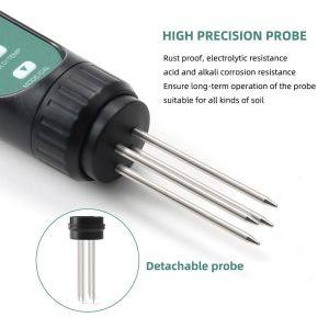 Farm Tool Soil Moisture Tester Digital EC Moisture Temperature Meter
