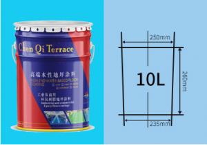 Wholesale Round Metal 10L Paint Bucket For Waterborne Epoxy Floor Paints from china suppliers