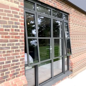 Minimalism Double Glazed Aluminium Awning Windows For Basement