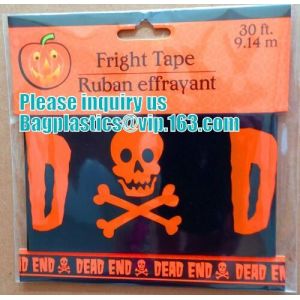 Halloween Caution Tape , Custom Printing Caution Tape Halloween Banner,Halloween